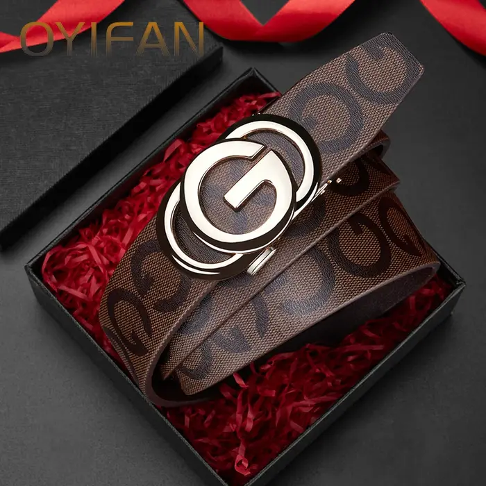 Ceinture de marque de luxe pour hommes ceinture automatique, ceinture pour hommes de créateur de mod
