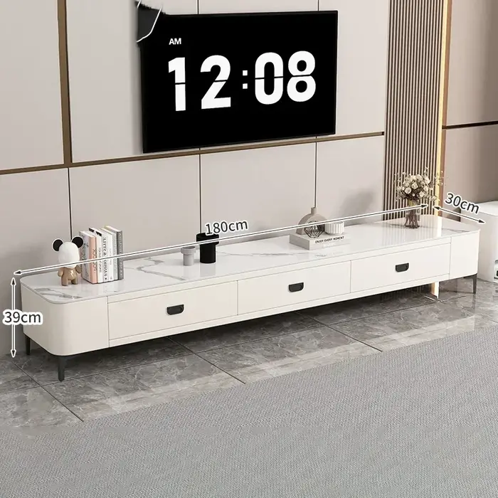 Meubles De télévision simples nordiques Glamour rangement européen salon moderne meuble De télévisio