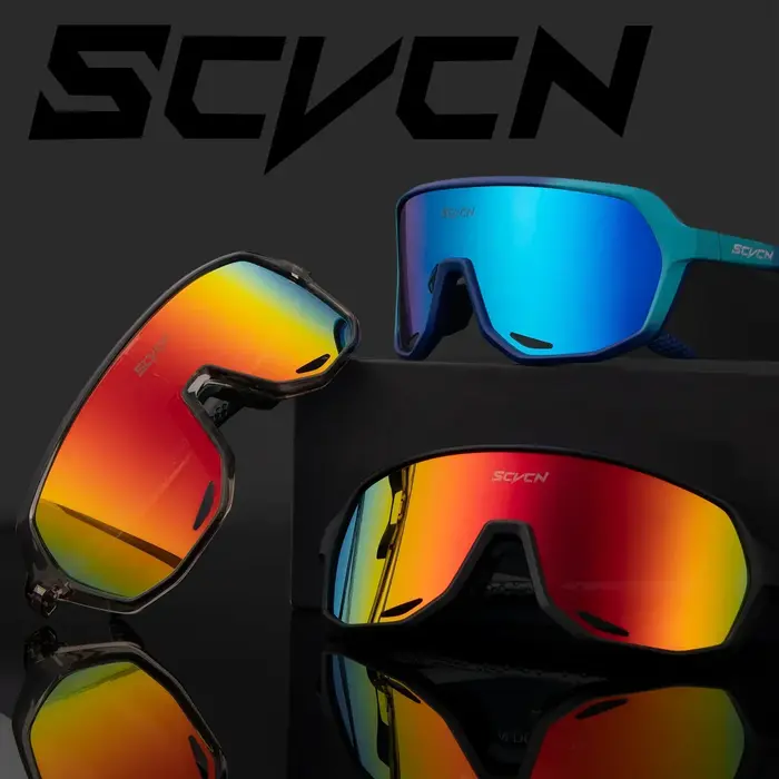 Lunettes de randonnée SCVCN UV400 pour sports outdoor cyclisme ski et VTT montagne