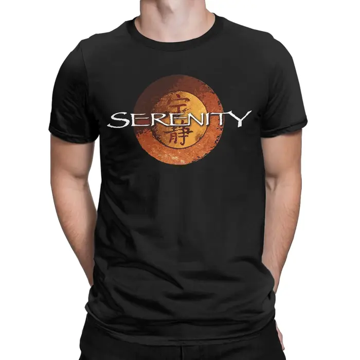 T-Shirt Firefly Serenity Vintage en pur coton pour hommes