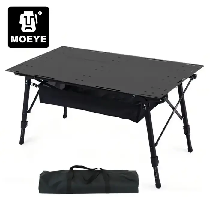 MOEYE Table tactique de Camping en alliage d'aluminium Table pliante Portable Tables de pique-nique 