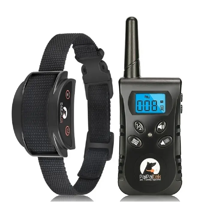 Colliers vibrants pour chiens avec télécommande, collier d'entraînement pour chiens sans choc, colli