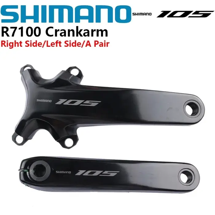 Shimano 105 R7100 Di2 série pédalier R7100 pédalier 2x12s côté gauche droit/une paire 165mm 170mm 17