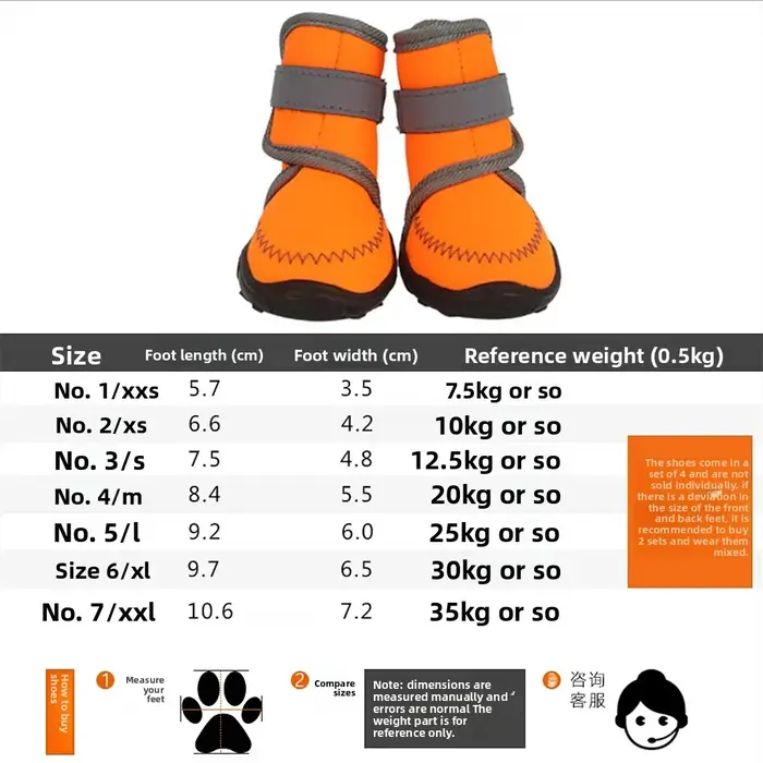Chaussures pour chiens pour le printemps, pour chiens de taille moyenne et grande, Teddy, Samoyèdes,