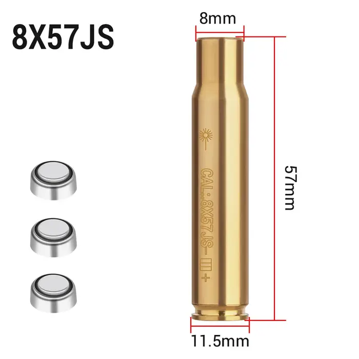 Borosheur Laser en laiton à point rouge CAL.223/5.56/9mm/308/7.62/.45/30-06, cartouche pour portée de fusil, accessoires pour armes de chasse