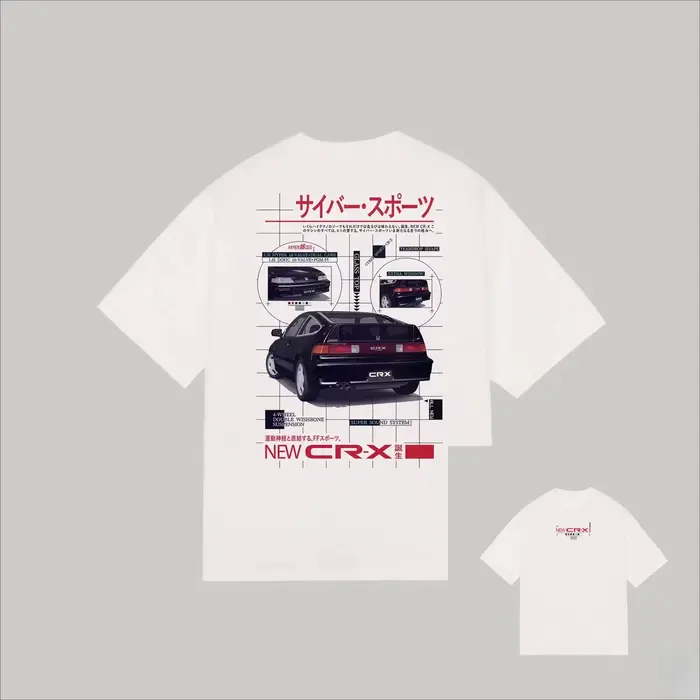 Vêtements d'été pour Automobile et moto Honda, confortable, classique, motif de Logo, sous licence, 