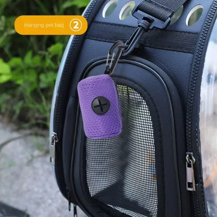 Distributeur de sacs de merde de chien suspendu