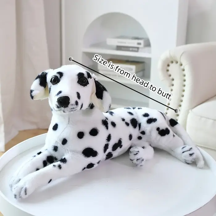 Dalmatien peluche chien jouet réaliste animaux en peluche Wolfhound jouets en peluche cadeau pour en