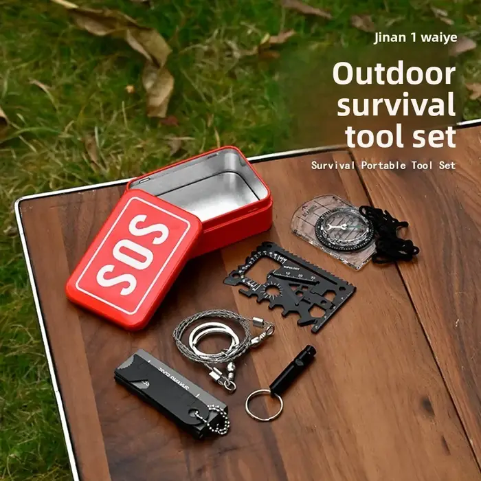 Kit de survie SOS, équipement de plein air