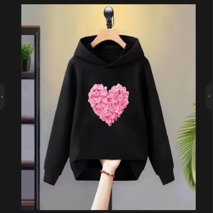 Sweat à capuche pour enfants, vêtements chauds d'automne et d'hiver pour filles amusantes, manteau s