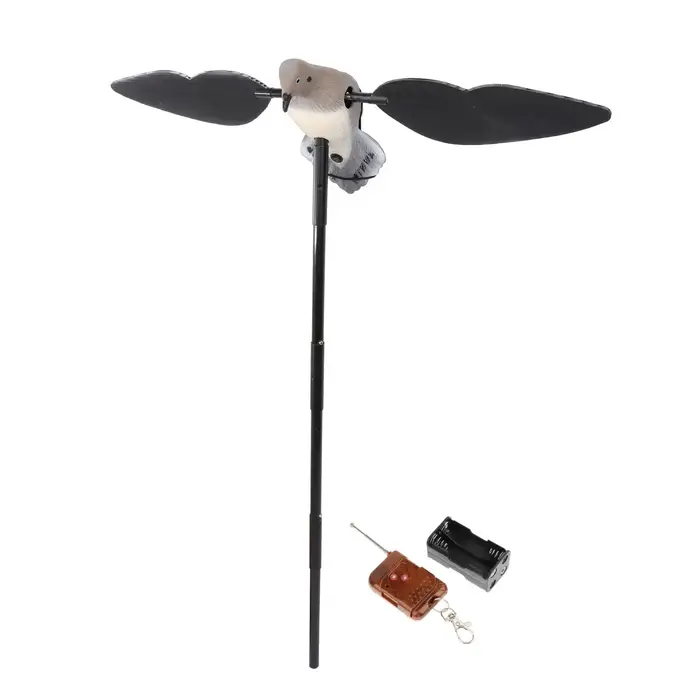 Aile de leurre de chasse pigeon avec barre et télécommande - Appelant pour chasse extérieure
