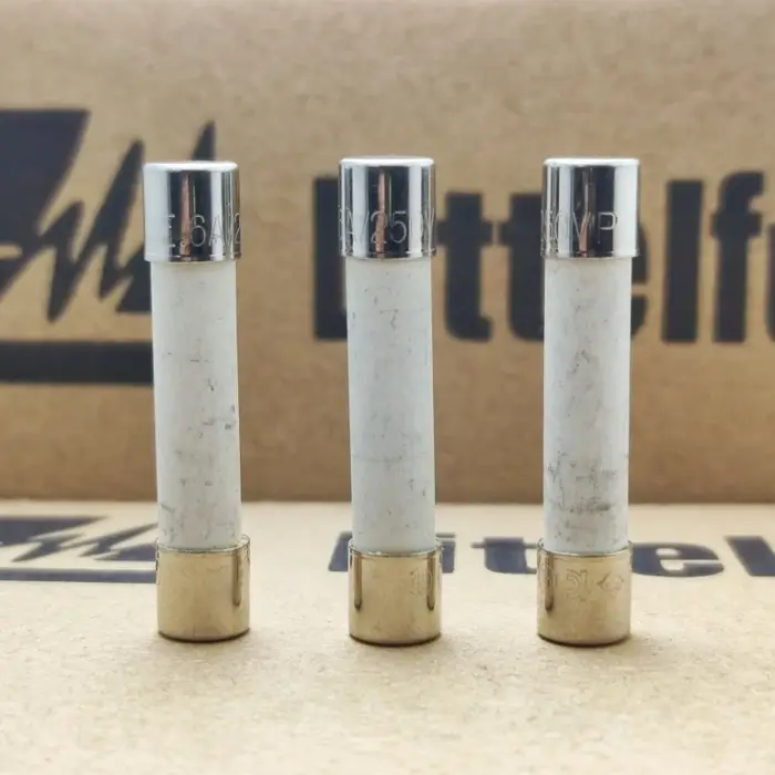 5 pièces Littelfuse 6A 250V 6.35x32MM fusible à cartouche à action rapide LF.6A/250VP 0314006.MXP 3A