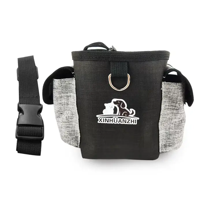 Sac à crottes en tissu imperméable pour chien, poudre anxieuse, transporte facilement des croquettes