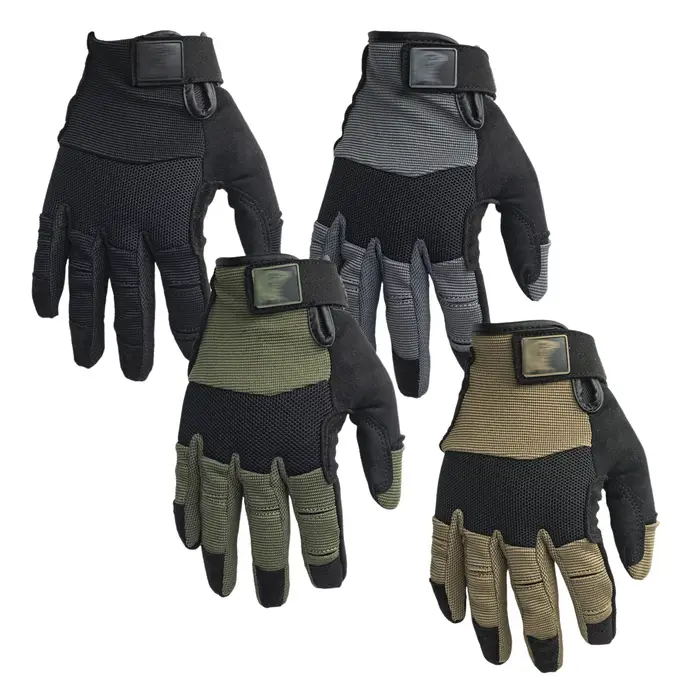 Gants tactiques PIG FDT pour tir, camping et vélo - Respirants, légers, anti-dérapants et compatibles écran tactile