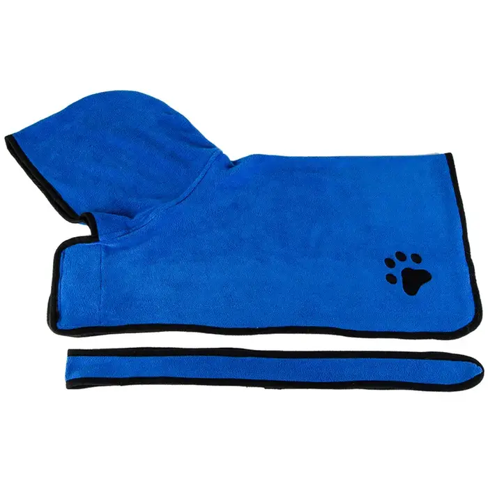 GLORIOUS KEK Peignoir pour chien XS-XL Serviette de bain pour chien de compagnie pour petits, moyens