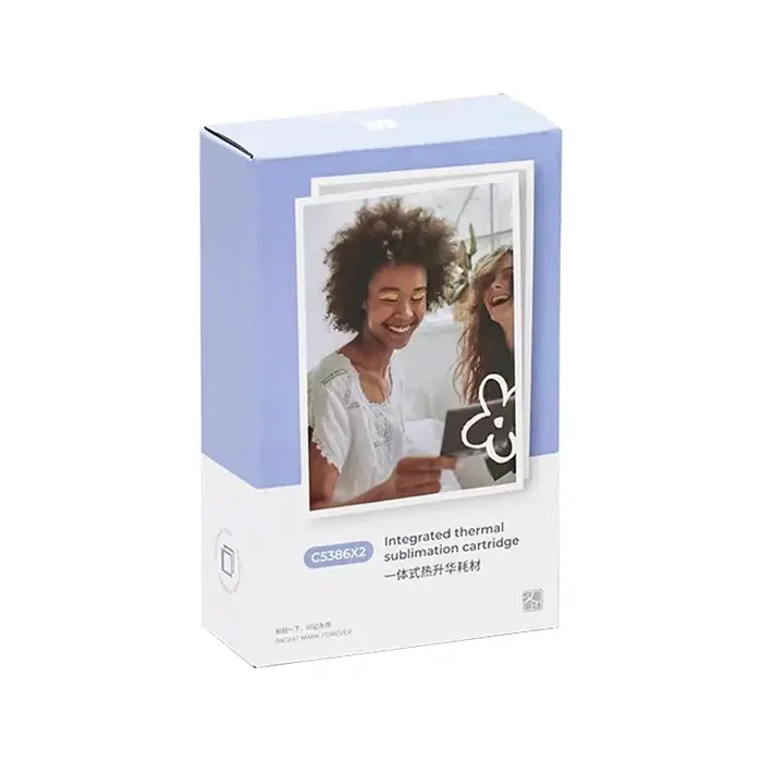 Cartouche de papier photo HPRT Z3 / CP2100 100% originale, sublimation par transfert thermique, 3 po