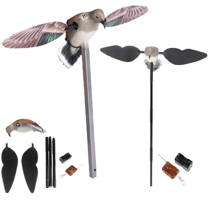 Aile leurre pigeon position atterrissage réaliste chasse jardin accessoires extérieur simulation