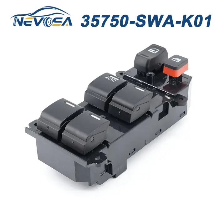 NEVOSA 35750-SWA-K01 gauche LHD voiture lève-vitre électrique interrupteur principal pour Honda CRV 