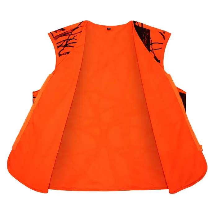 Gilet de chasse Orange à séchage rapide pour hommes, grande taille, pour adultes, voyage en plein ai