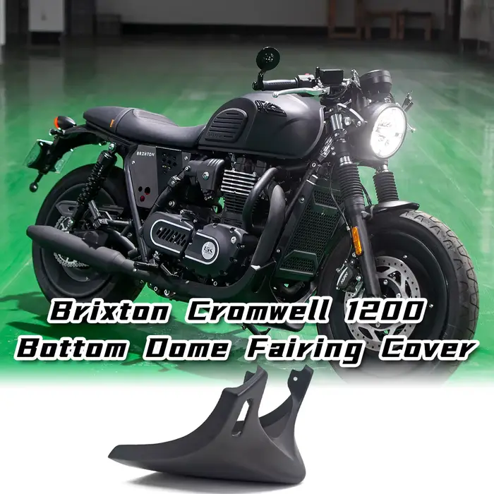 Carénage inférieur de moto Brixton Cromwell 1200, en ABS, personnalisé, noir, accessoire de moto