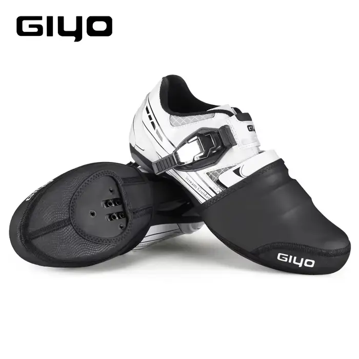 GIYO couvre-chaussures imperméables anti-dérapant chaud protecteur réfléchissant demi-orteil couvre-