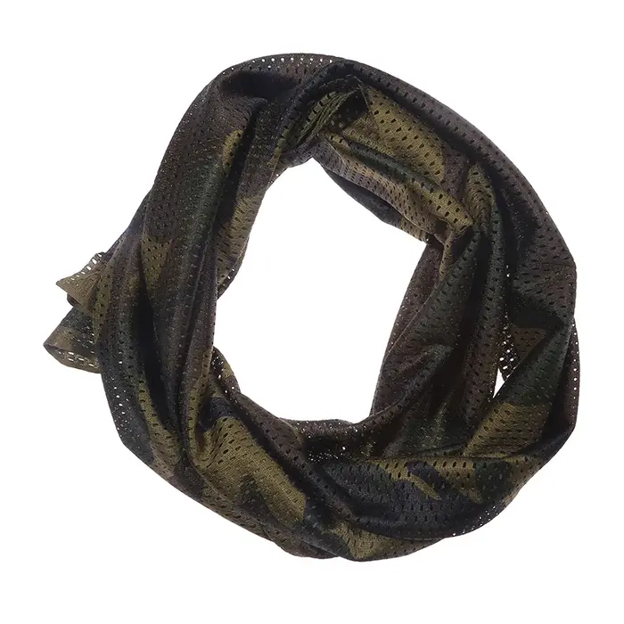 Foulard tactique camouflage mesh - Voile facial sniper pour chasse, airsoft et activités outdoor