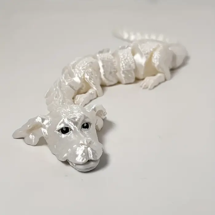 Dragon de chien imprimé en 3D, articulé rotatif, modèle de Simulation de mobilité articulée, ornemen