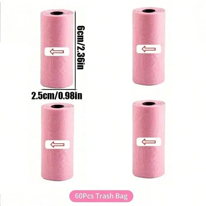 Poubelle de voiture avec couvercle – 4 rouleaux de sac poubelle, poubelle suspendue anti-fuite et po