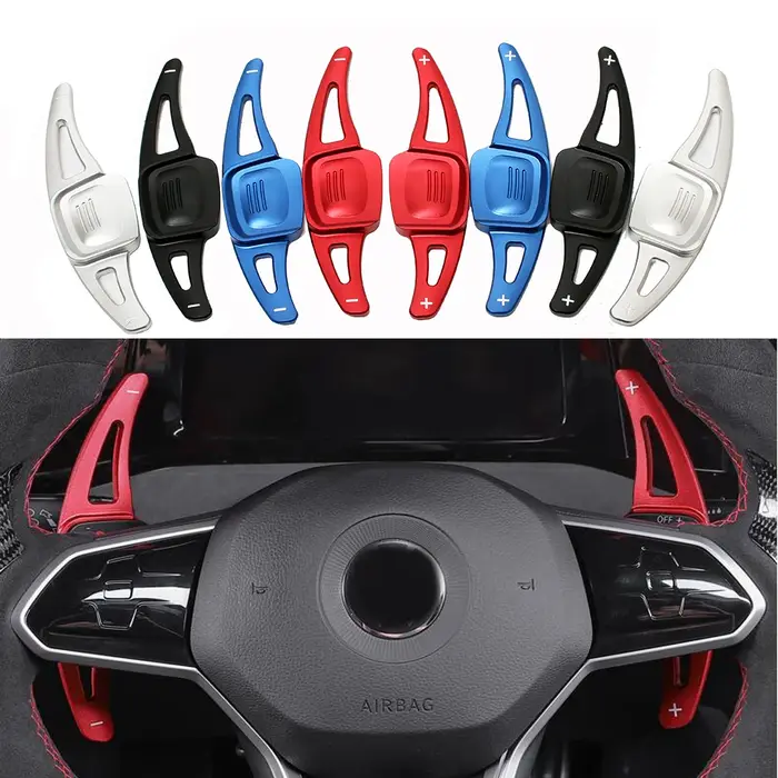 Extension de palette de changement de volant de voiture en aluminium, 2 pièces, pour VW Golf 8 MK8 R