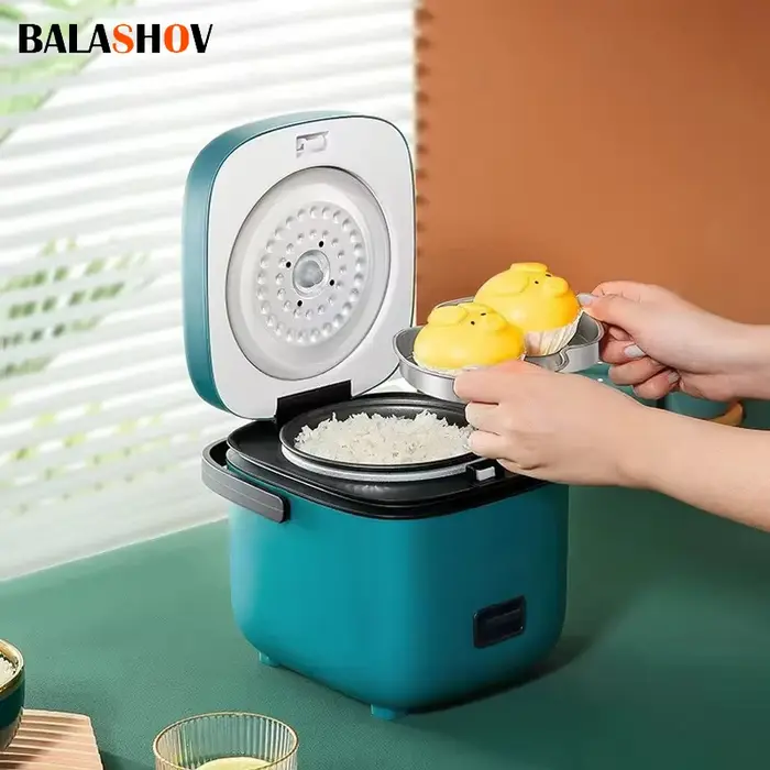 Mini cuiseur à riz automatique cuisine domestique machine de cuisson électrique 1-2 personnes chauff