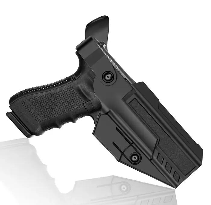 Étui de pistolet tactique de niveau 3 OWB pour Glock 17/19/19x/23/32/45 (Génération 1-5), étui à déc