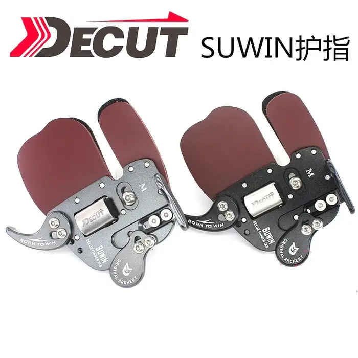 Decut Suwin – protège-doigts pour tir à l'arc, Protection contre le tir, languette de doigt, main ga
