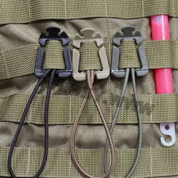 1/2/5 pièces sac à dos boucle pince mousqueton équipement de survie outils mousqueton Clips en plein