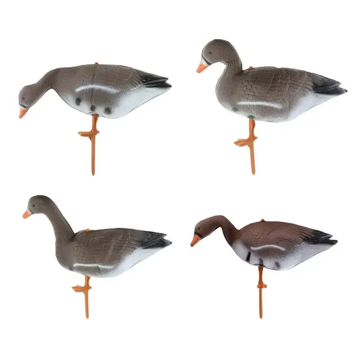 Leurre 3D réaliste en mousse pour chasse à l'oie - Épouvantail plastique pour contrôle des oiseaux d'eau