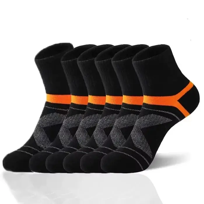 Lot 3/5/10 paires chaussettes sport homme noir - Socks running respirants chasse quatre saisons