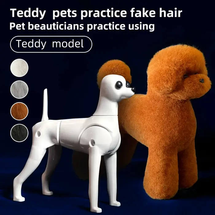 Tête de mannequin Teddy pour simulation de toilettage