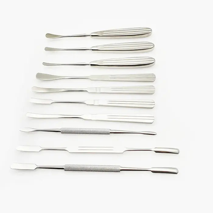 Dissectateur périosté, dénudeur orthopédique, éplucheur de rhinoplastie, élévatrices péiosteales, In