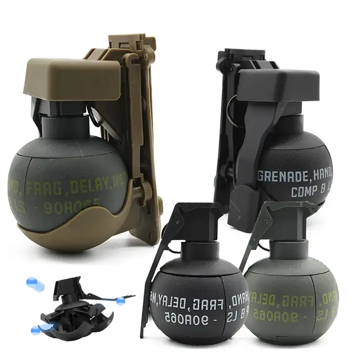Ensemble de modèles de grenades tactiques