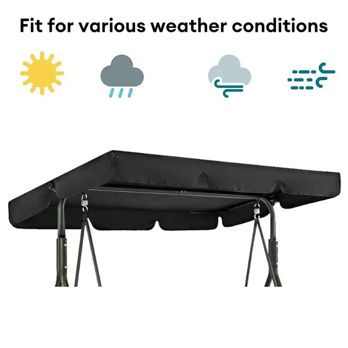 Chaise pivotante d'extérieur, anti-poussière, étanche, anti-déchirure, pare-soleil, protection solai