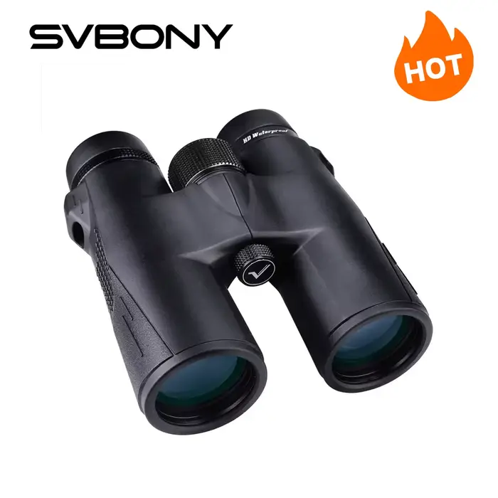 SVBONY Télescope d'observation des oiseaux SV47 Jumelles puissantes 8x32/8x42/10x42 Équipement de camping professionnel étanche IPX7 Survie
