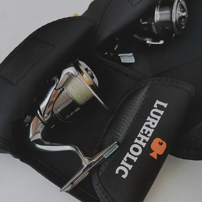 LUREHOLIC pochette de moulinet en néoprène épais moulinet de pêche sac de protection housse pour fil