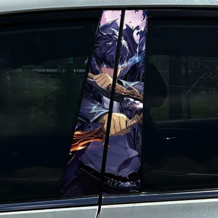 1/2 pièces poignards dessinés ARISE ombre monarque résoudre voiture Center pilier autocollant B pili