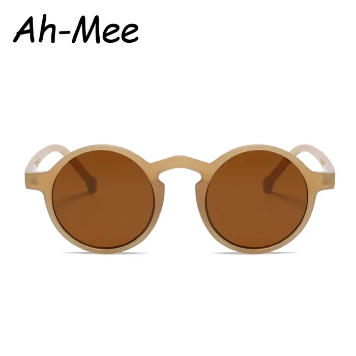 Lunettes de soleil vintage rondes unisexes - Design rétro UV400 pour chasseurs élégants et pratiques