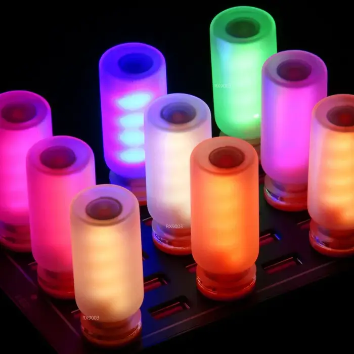 Voiture USB contrôle tactile lumière d'ambiance verre dépoli gradation lumière Filament Edison ampou
