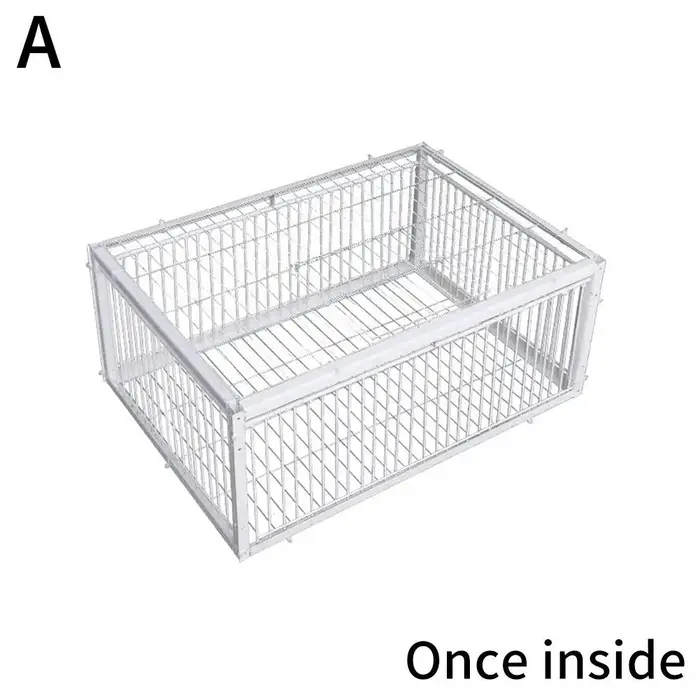 Piège automatique Cage à oiseaux Cage à lapin Cage à souris entrée seulement sans sortie épaissi chi