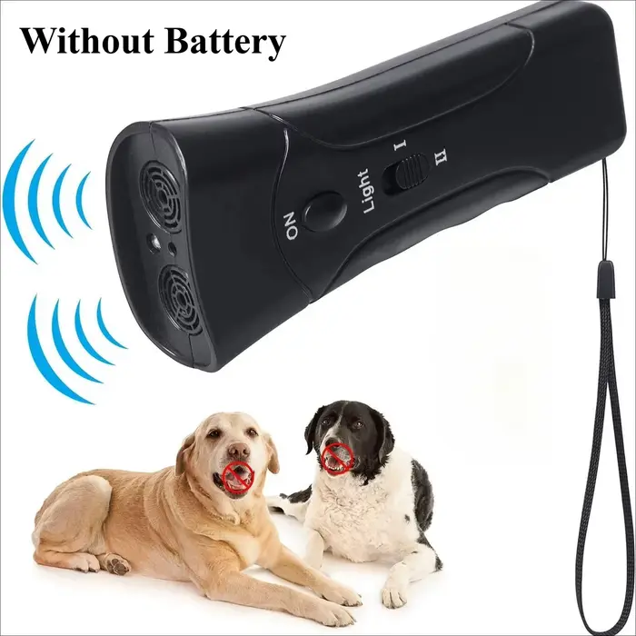 Répulsif pour chiens 1 pièce, LED ultrasonique, anti-aboiement, laser, dispositif d'entraînement pou