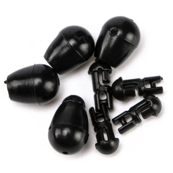 50 pièces de perles à changement rapide, Terminal de carpe, méthode de matériel, mangeoire, outils d