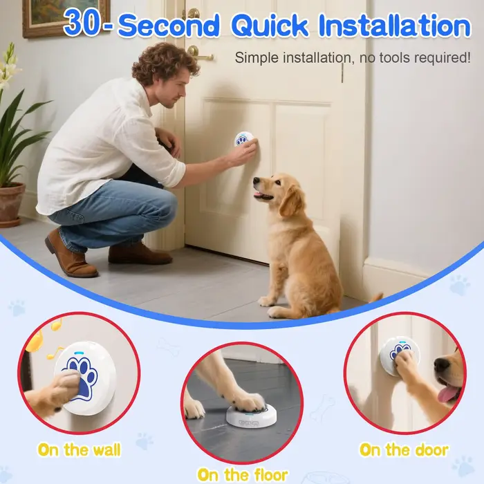 Clochettes d'entraînement pour chiens pour porte