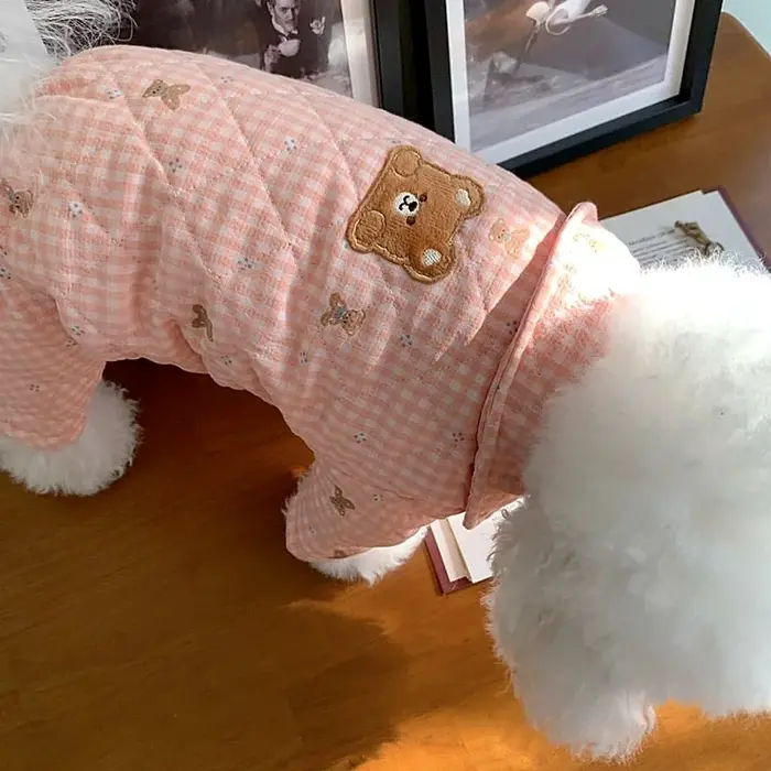 Vêtements en coton à quatre pattes pour chien