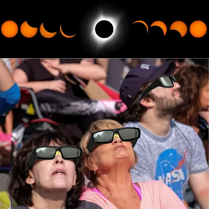 Pack lunettes éclipse solaire 1-10 unités - Protection UV totale pour observation astronomique et chasse